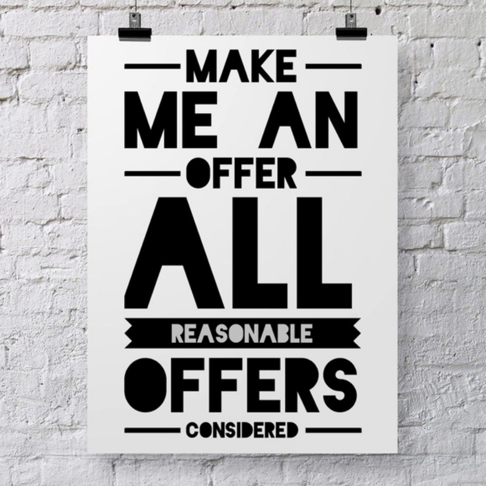 Make me an Offer!